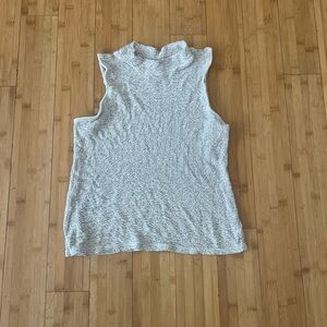 Self Esteem Gray Ribbed Muscle Tee